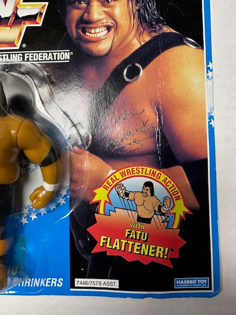 1993 Hasbro Fatu of the Head Shrinkers WWF WWE Wrestling Action Figure MOC Sealed