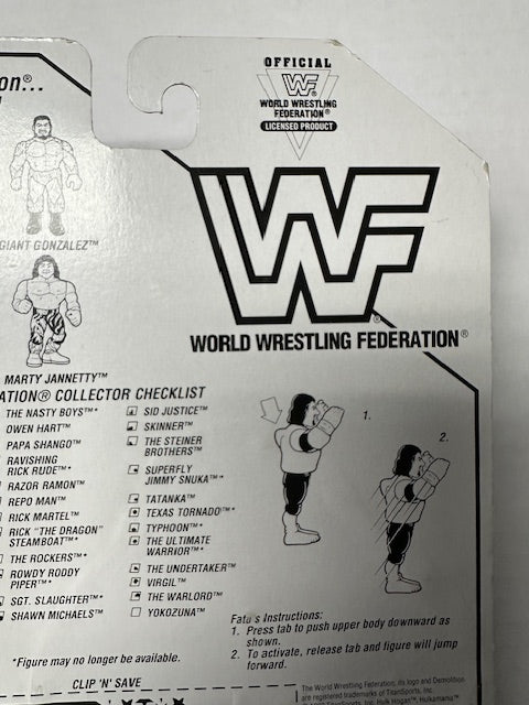 1993 Hasbro Fatu of the Head Shrinkers WWF WWE Wrestling Action Figure MOC Sealed