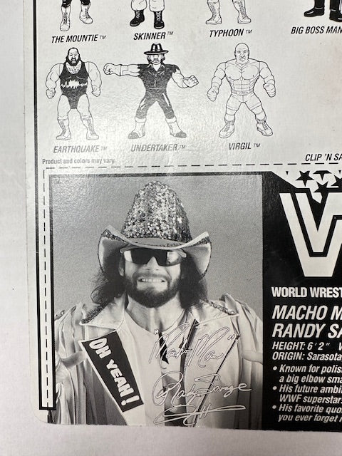 1992 Hasbro Macho Man Randy Savage WWF WWE Wrestling Action Figure MOC Sealed