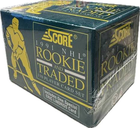 1991 Score Rookie & Traded NHL Hockey Card Complete Set (110 Cards) Sealed