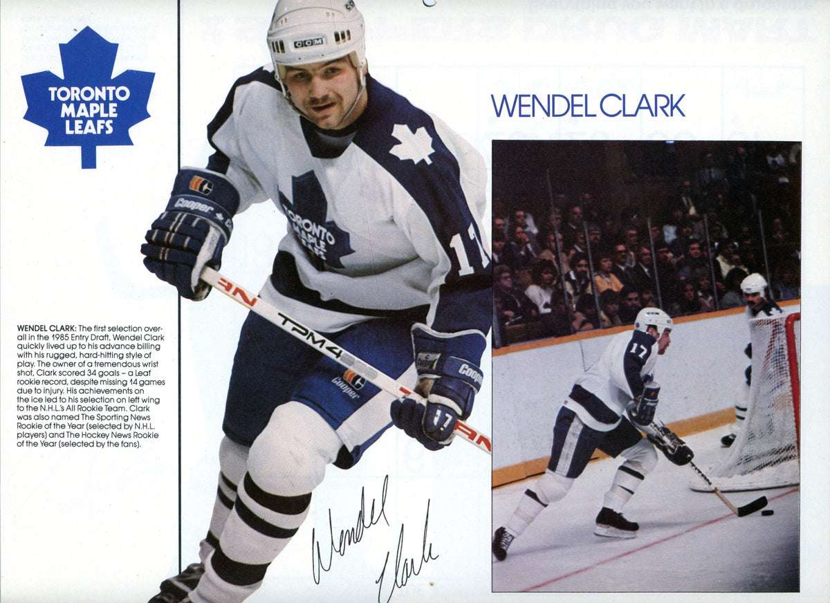 1986/87 Toronto Maple Leafs Shoppers Drug Mart Official Calendar 12" x 9.5"