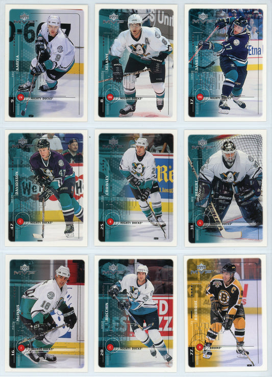 1998/99 Upper Deck MVP NHL Hockey Card Complete Set (220 Cards)