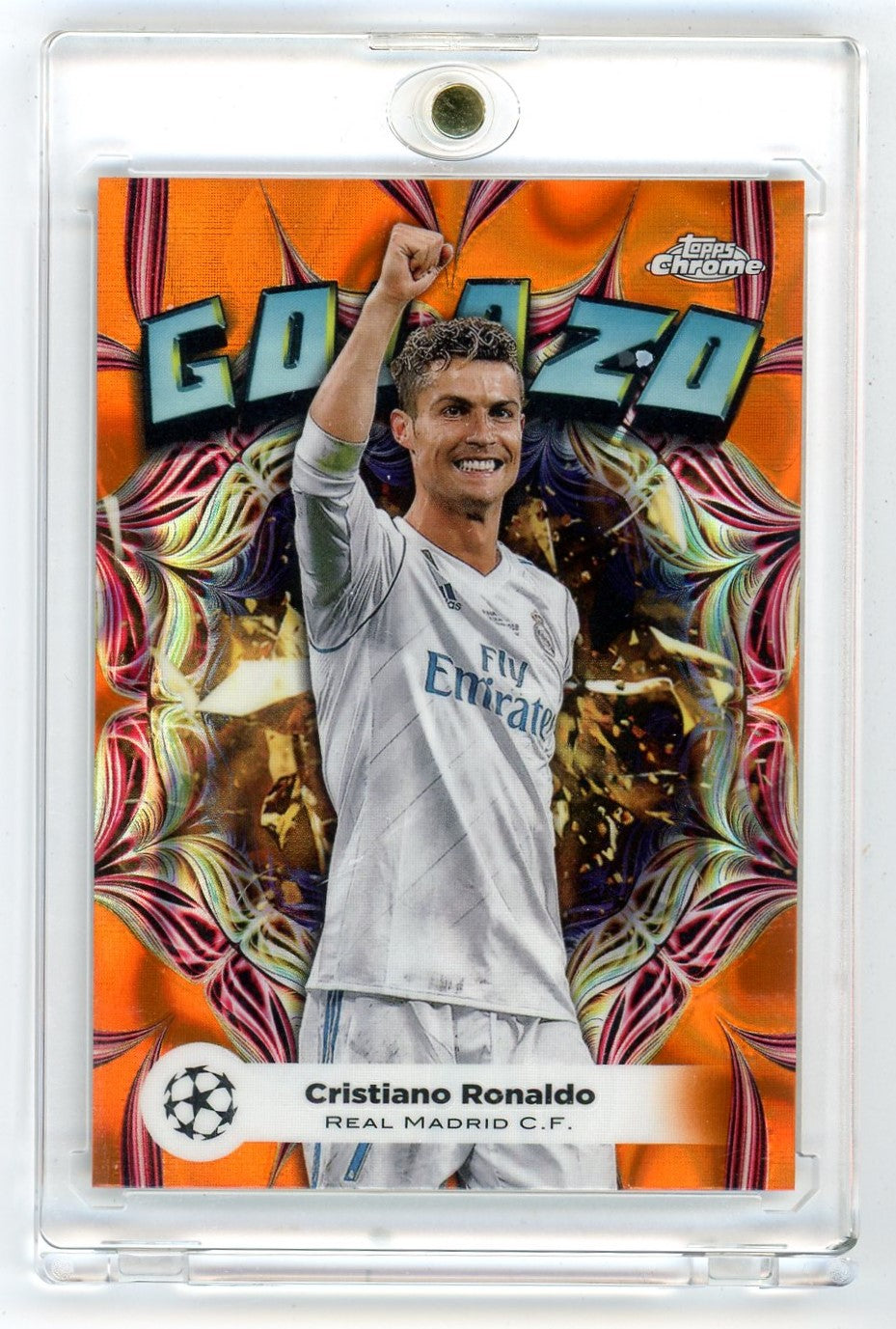 2024 Topps Chrome Cristiano Ronaldo Soccer SP Insert Card