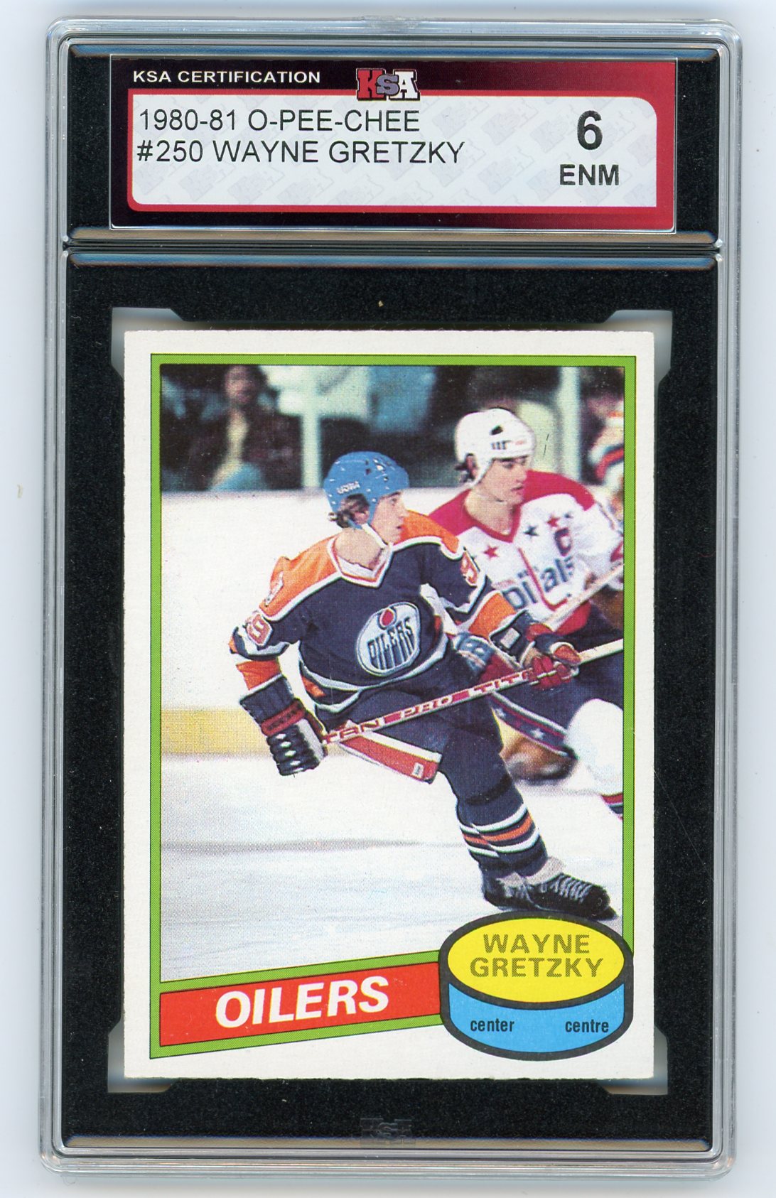 1980/81 O-Pee-Chee Wayne Gretzky #250 Graded Second Year Card KSA 6