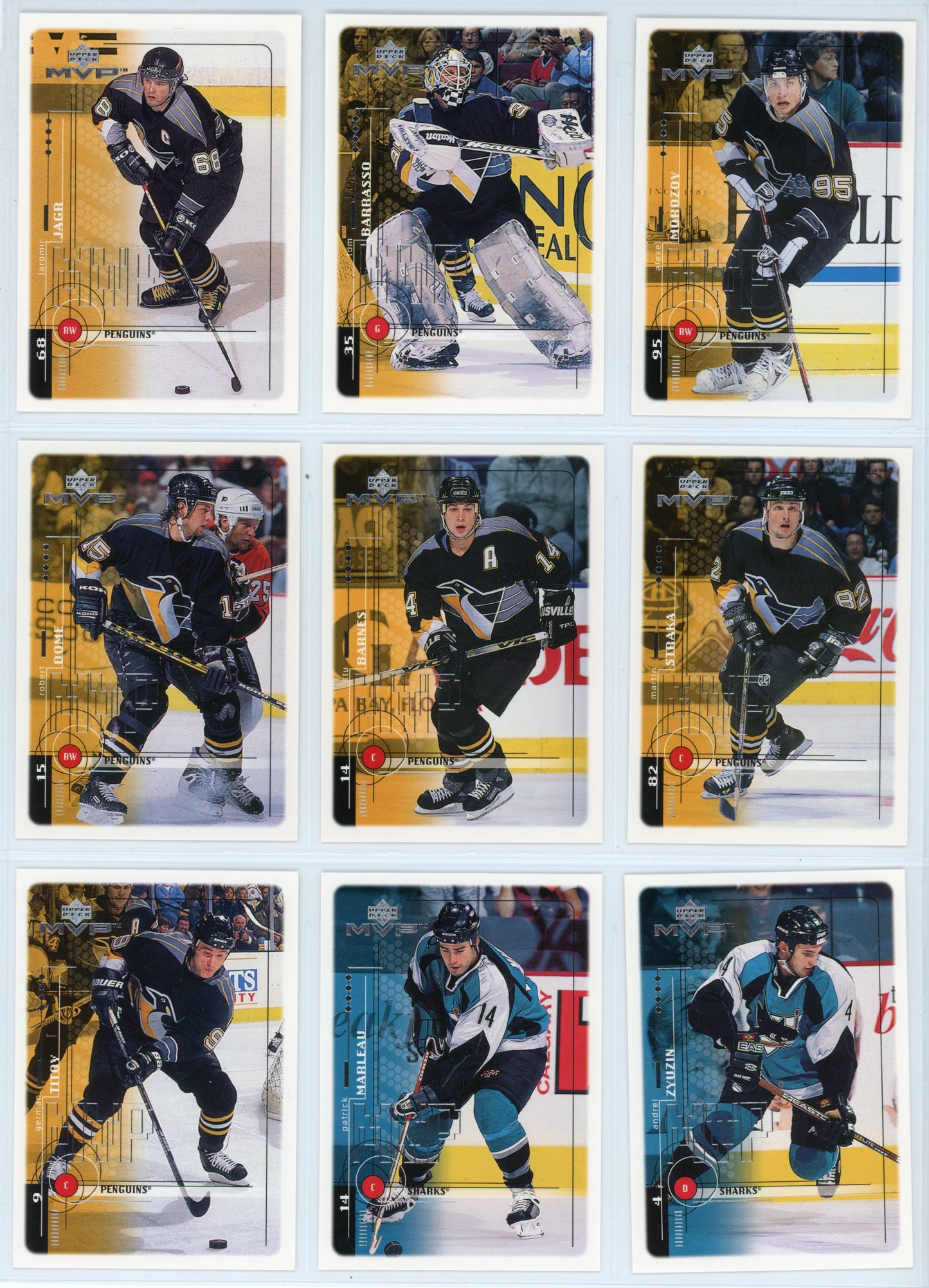 1998/99 Upper Deck MVP NHL Hockey Card Complete Set (220 Cards)