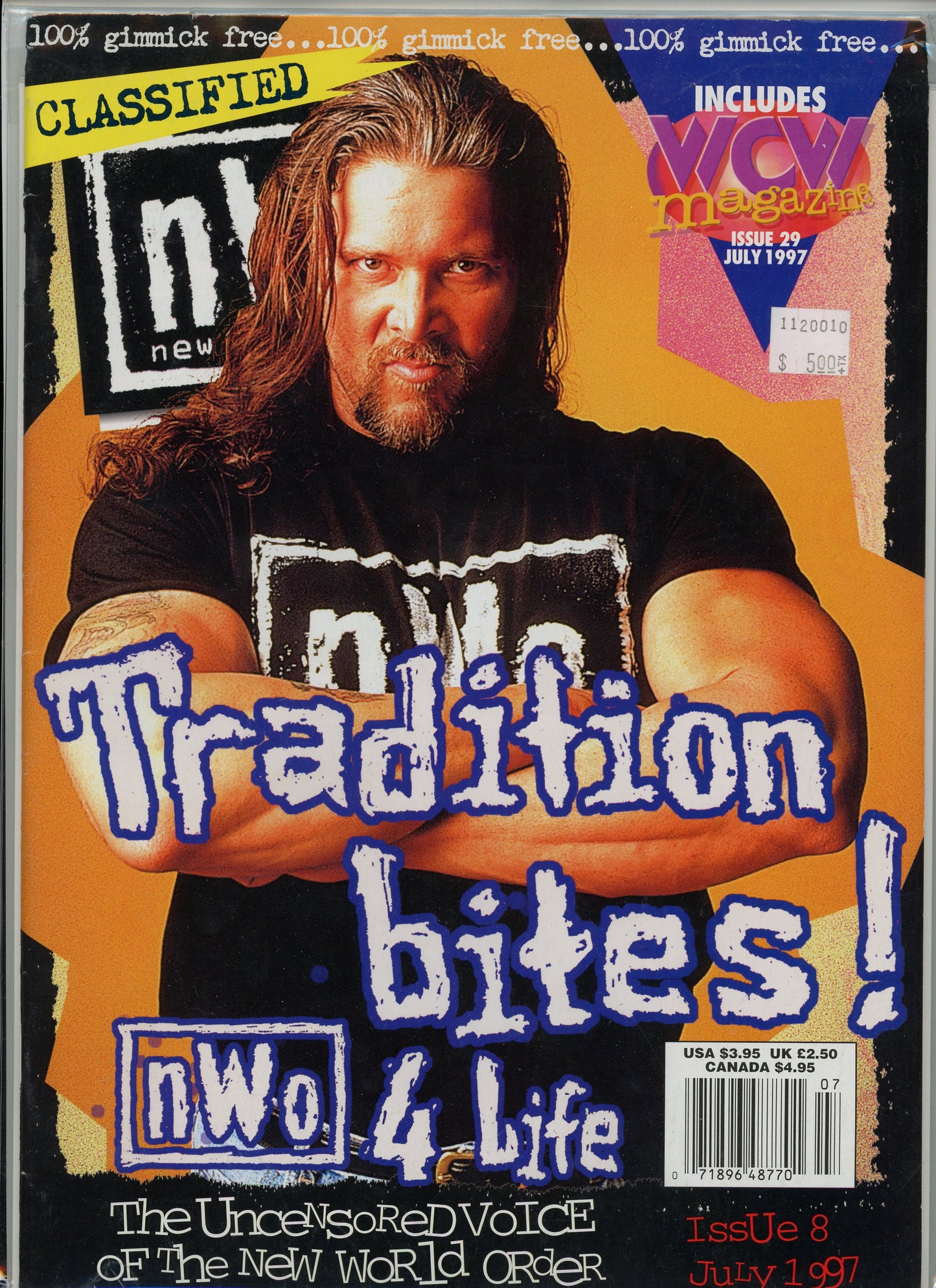 NWO (New World Order) Vintage Wrestling Magazine Includes WCW Magazine (July, 1997)