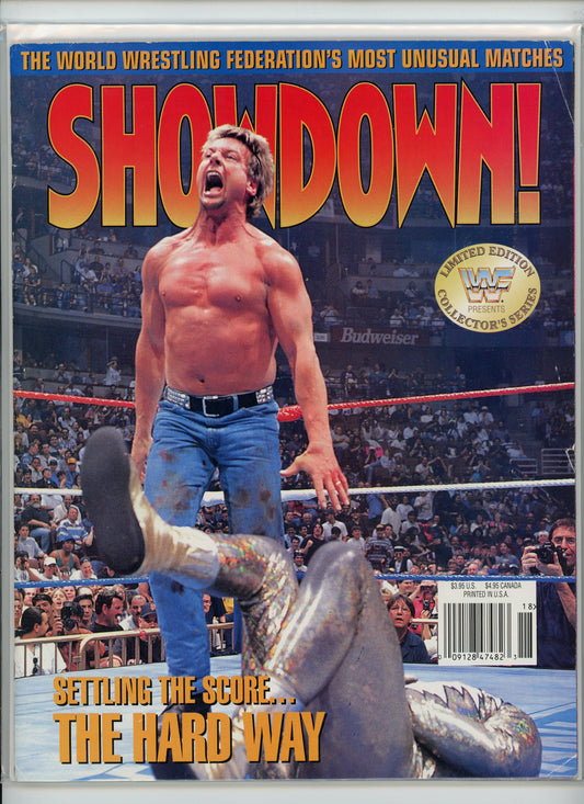 WWF's Most Unusual Matches Showdown! Vintage Wrestling Magazine Limited Edition Collector's Series