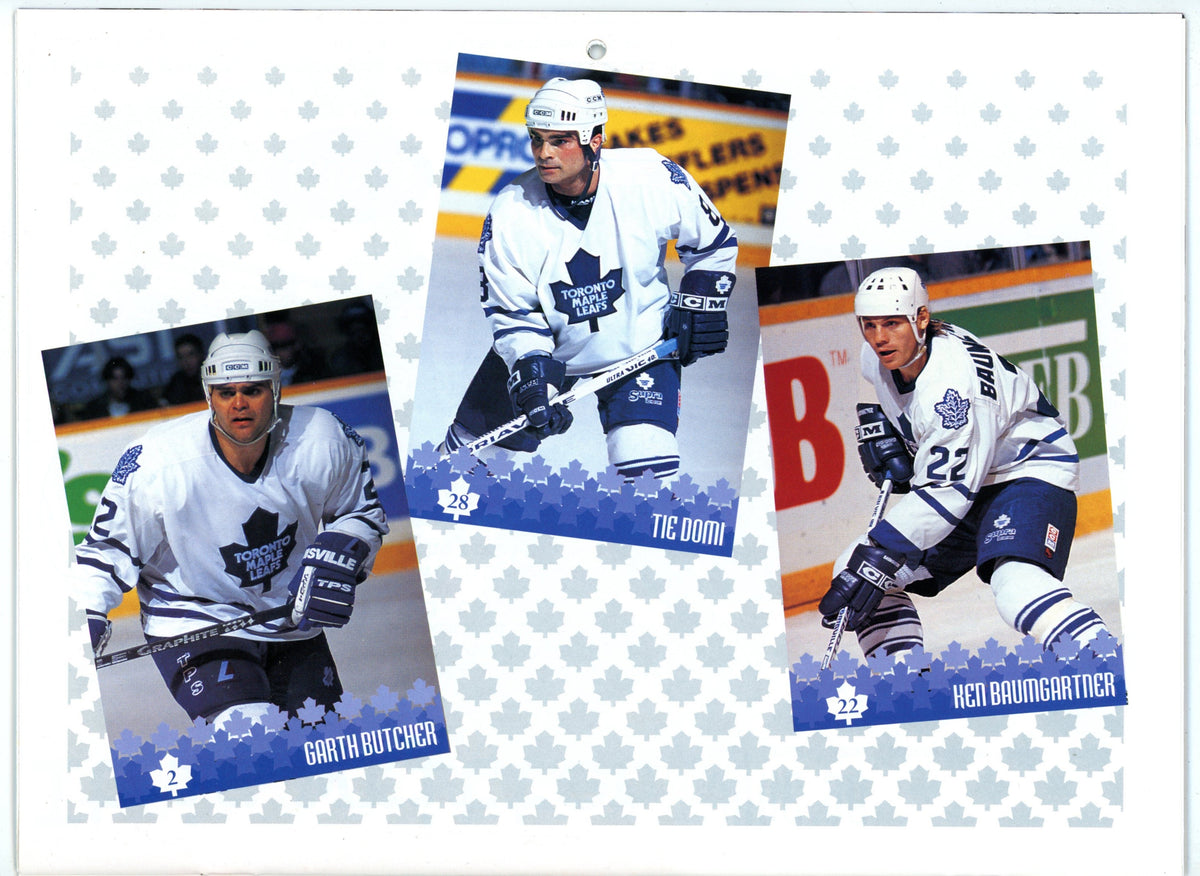 1995/96 Toronto Maple Leafs Official Vintage Calendar 11" x 8" Doug Gilmour Cover