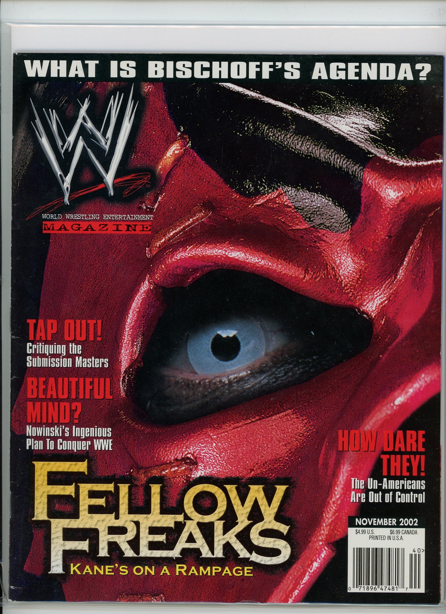 WWF Vintage Wrestling Magazine (November, 2002) Kane