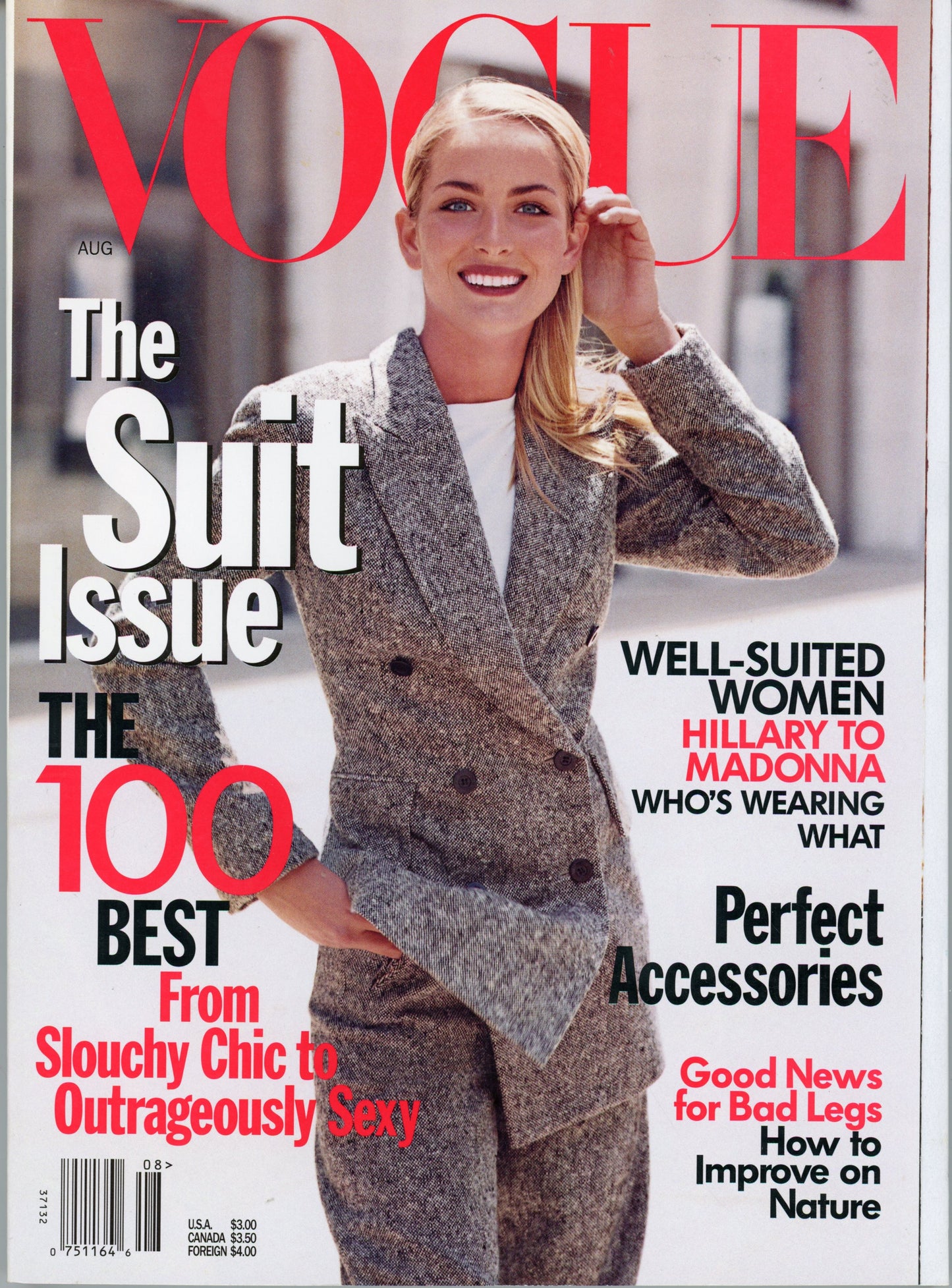 Vogue Vintage Fashion Magazine (August, 1997) EX Condition