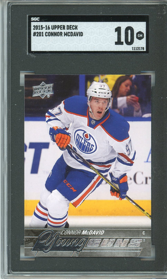 2015/16 Upper Deck Series One Young Guns Set (50 Cards) W/ Connor McDavid SGC 10