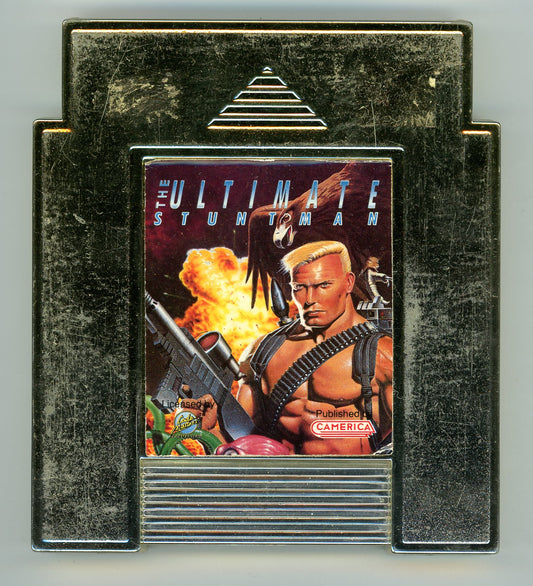 1990 Camerica The Ultimate Stuntman NES Video Game Cartridge