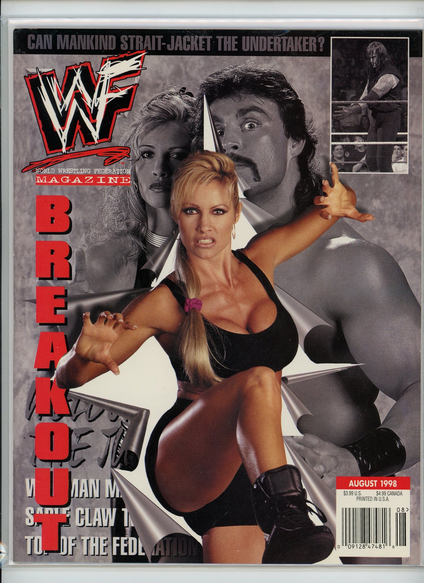 WWF Vintage Wrestling Magazine (August, 1998) Sable