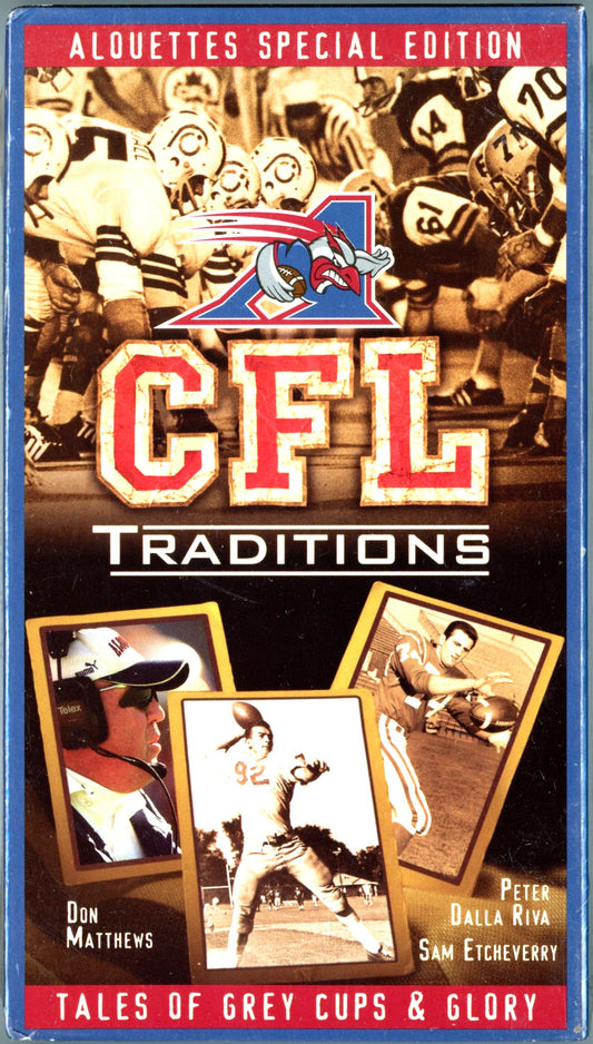 2003 CFL Traditions Alouettes Special Edition Vintage VHS Tape Factory Sealed