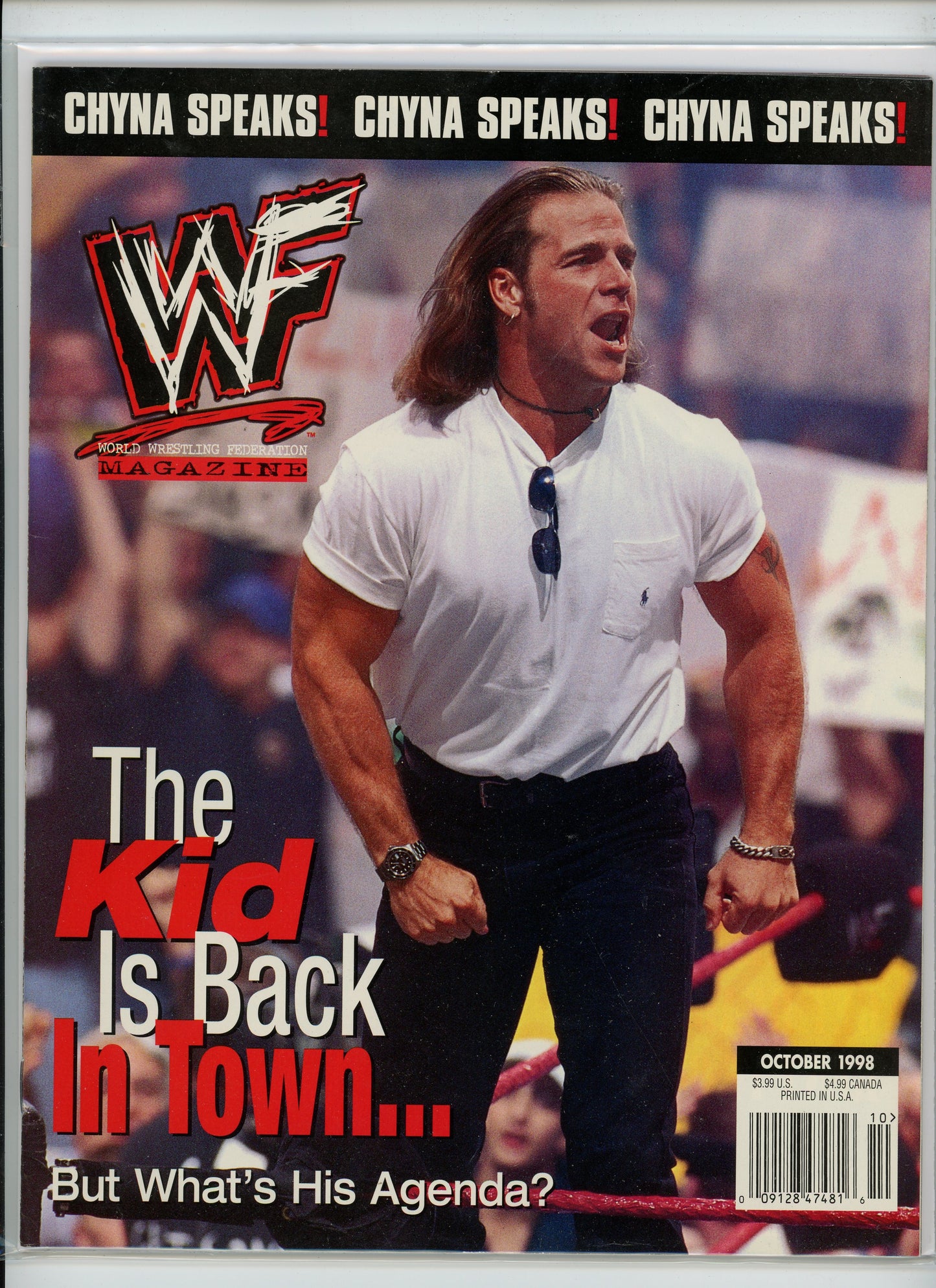 WWF Vintage Wrestling Magazine (October, 1998) Shawn Michaels