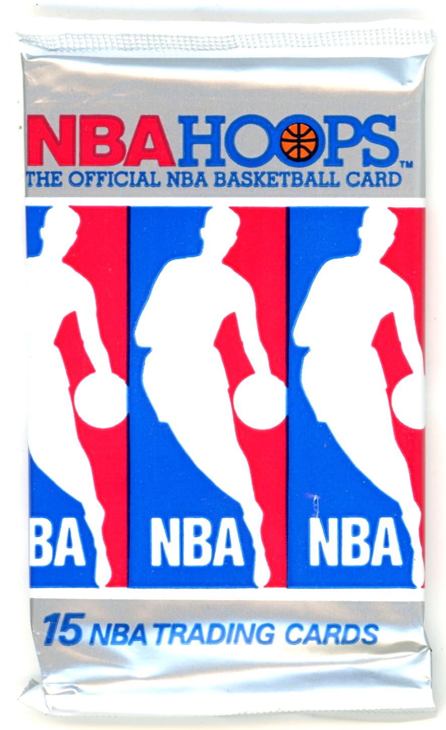 1990/91 NBA Hoops Basketball Card Pack Lot (Lot of 20) Michael Jordan, Menendez Brothers
