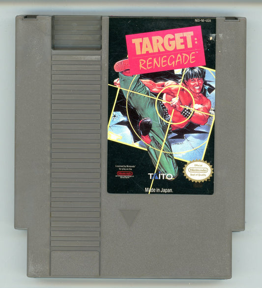 1990 Target: Renegade NES Video Game Cartridge