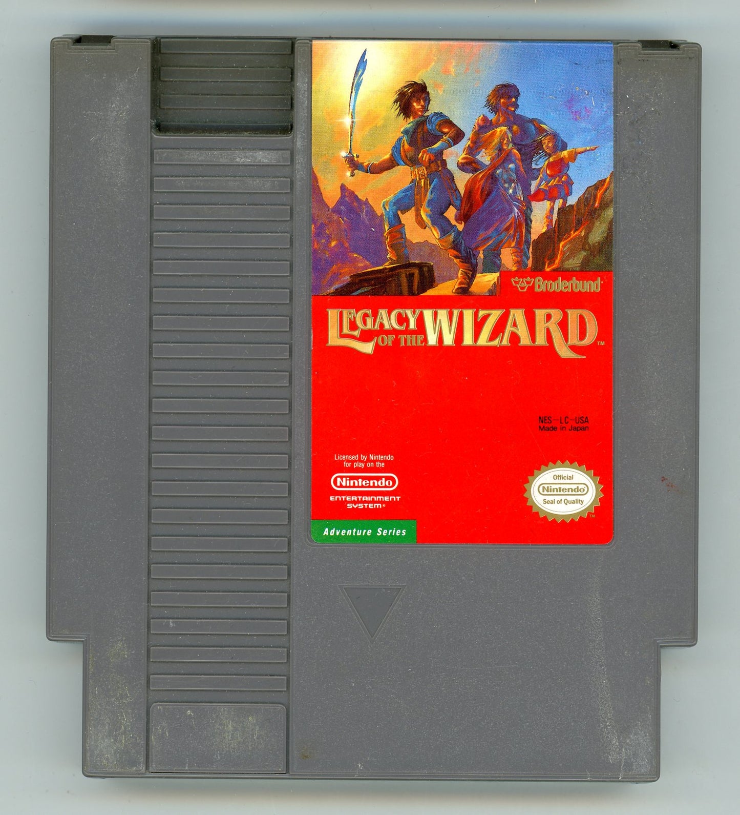 1987 Legacy of the Wizard NES Video Game Cartridge