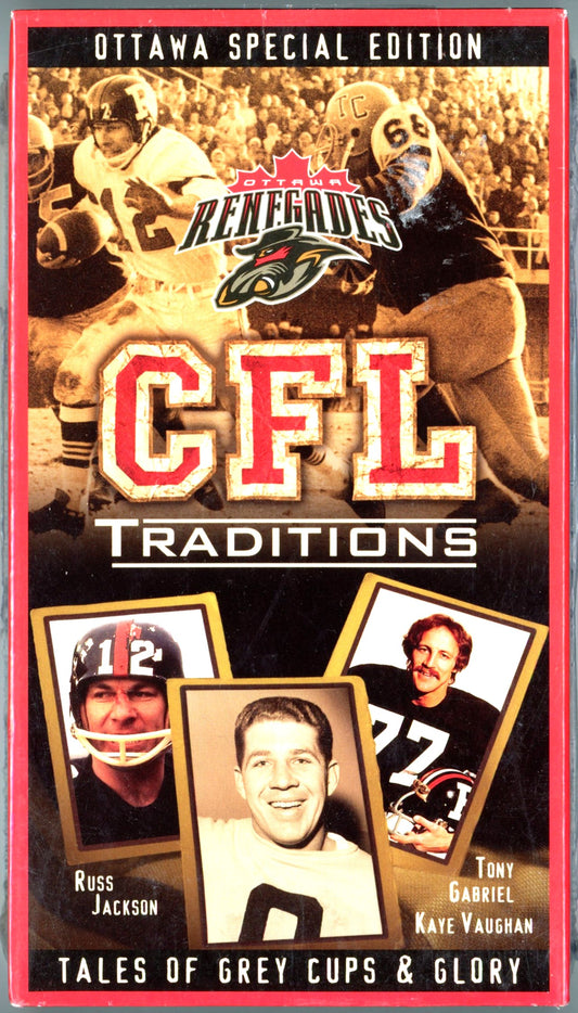 2003 CFL Traditions Ottawa Special Edition Vintage VHS Tape Sealed