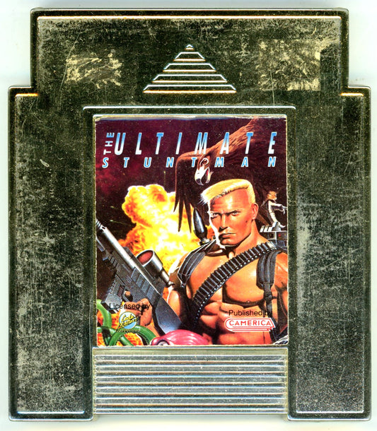 1990 Camerica The Ultimate Stuntman NES Video Game Cartridge