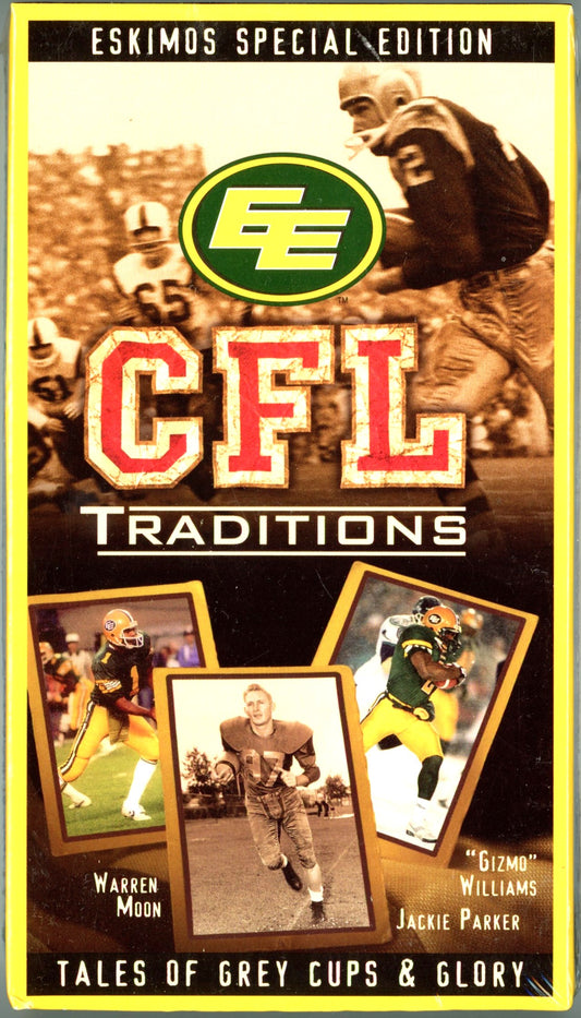 2003 CFL Traditions Edmonton Eskimos Special Edition Vintage VHS Tape Factory Sealed
