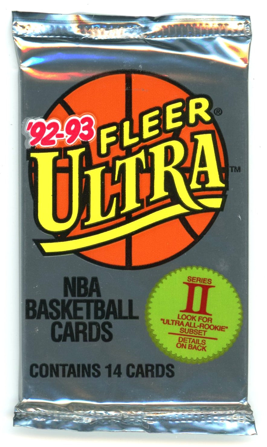 1992/93 Fleer Ultra Series Two Basketball Card (Lot of 5 Packs) Possible Shaq Rookie