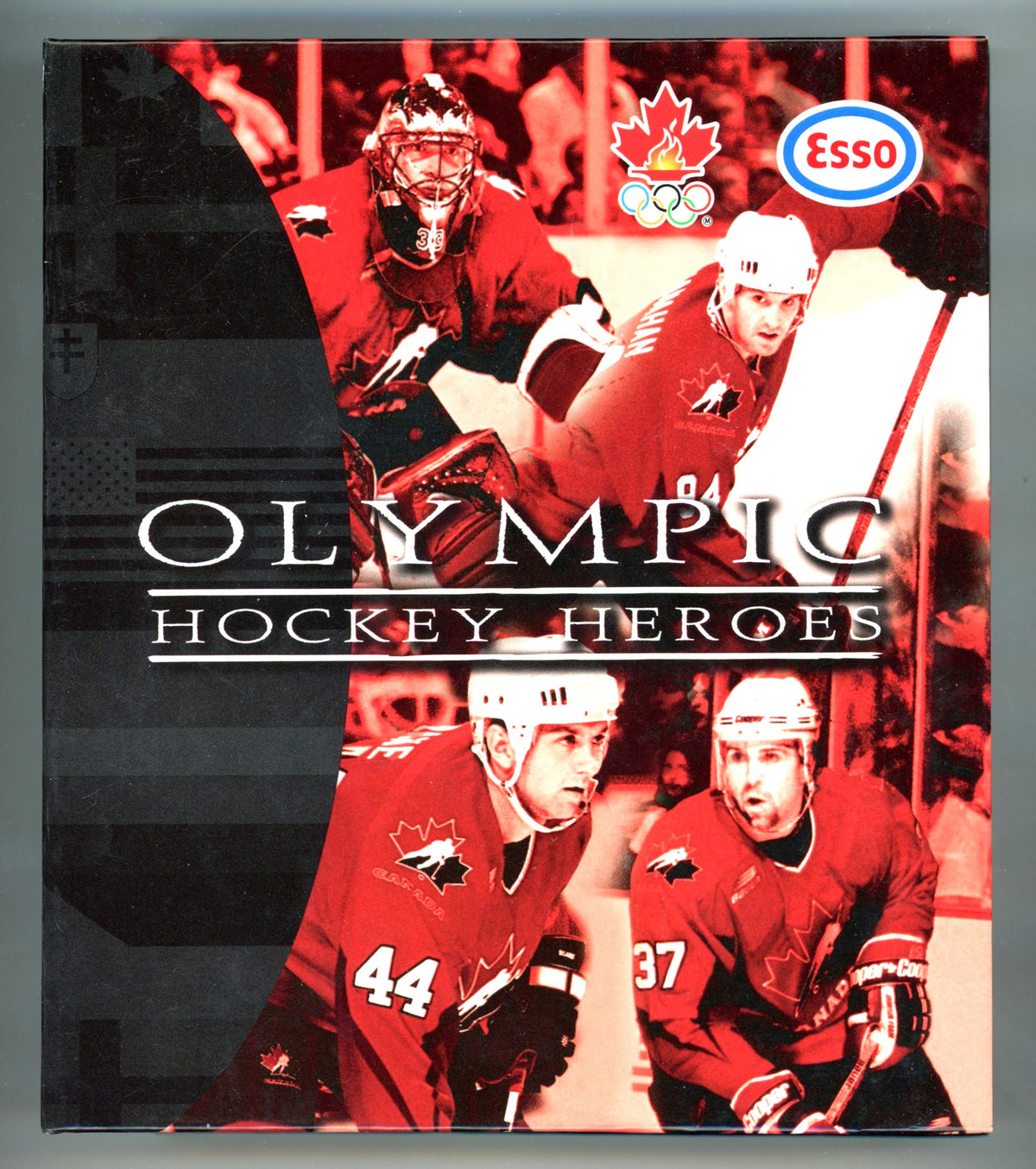 1998 Esso Nagano Winter Olympic Hockey Heroes Vintage Collectible Binder Book