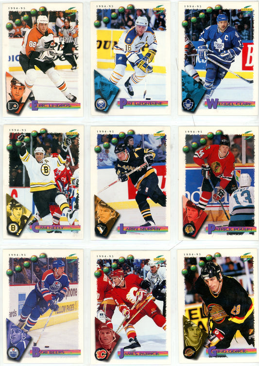 1994/95 Score NHL Hockey Card Complete Set (275 Cards)