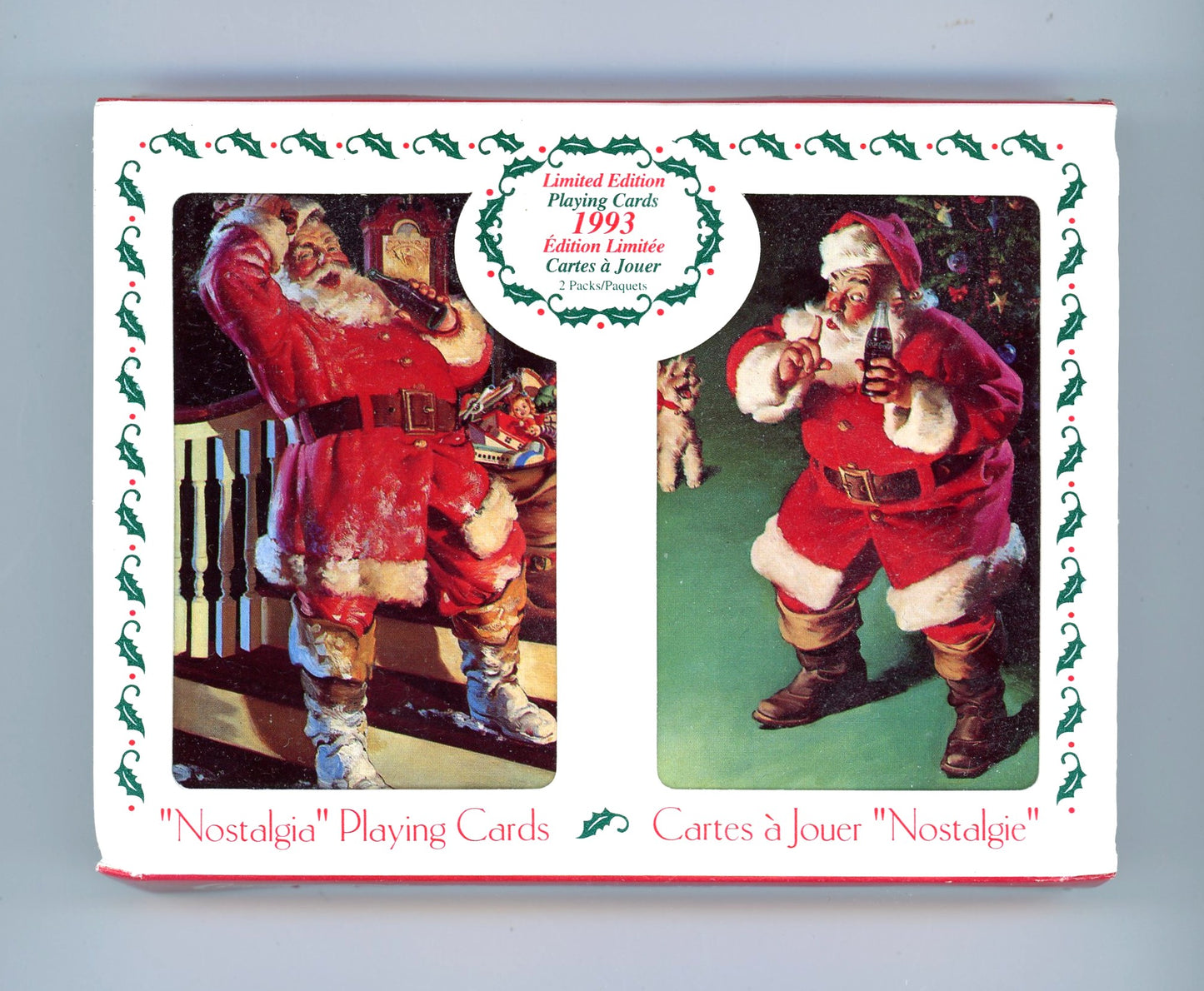 1993 Coca-Cola Limited Edition "Nostalgia" Playing Card Tin