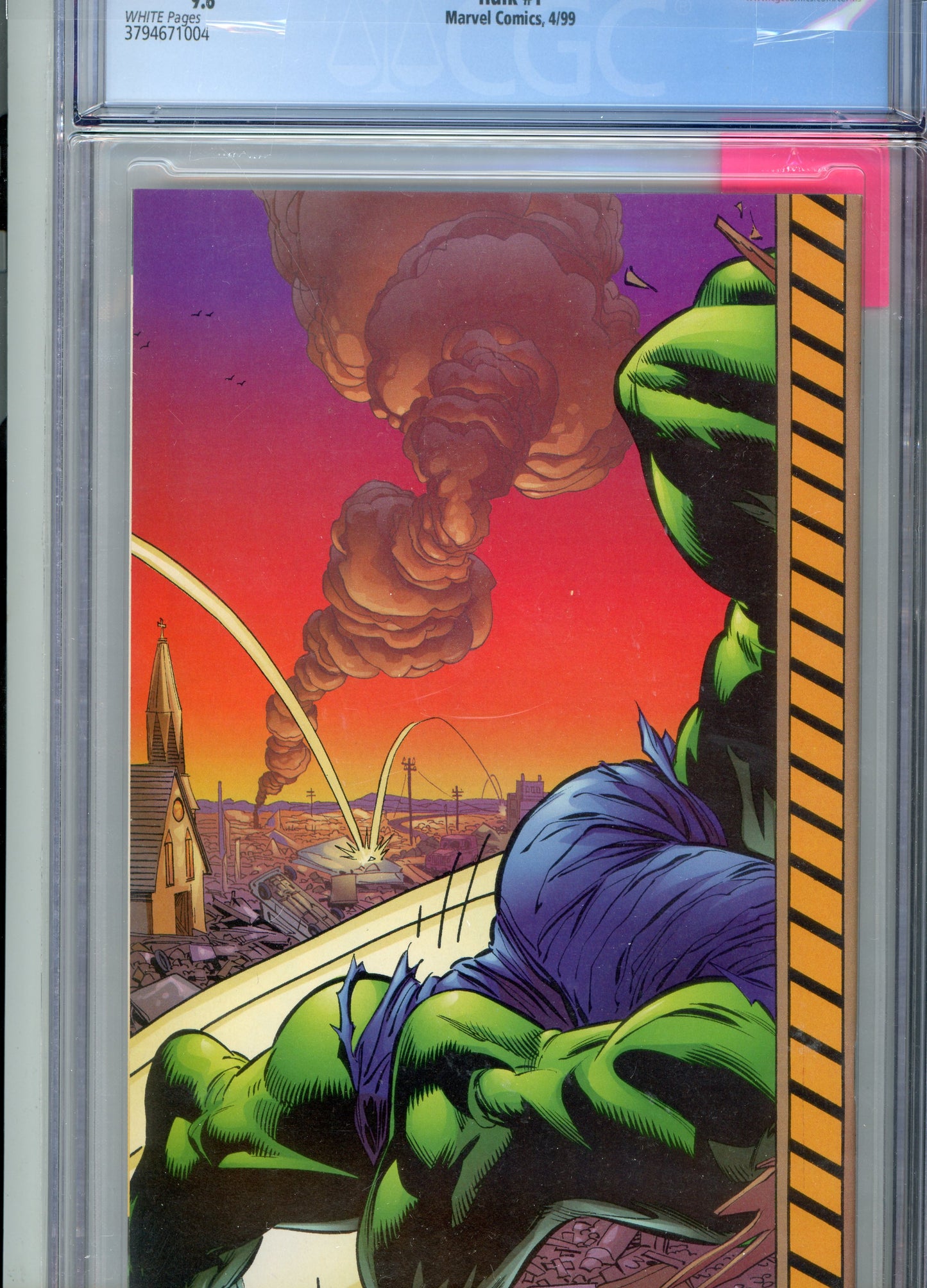 1999 Hulk #1 Graded Comic Book Ron Garney & Dan Green Cover CGC 9.6