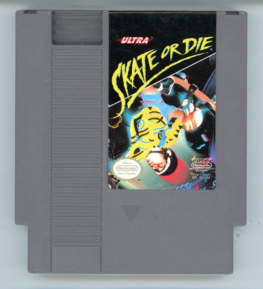 1987 Skate or Die! NES Video Game Cartridge