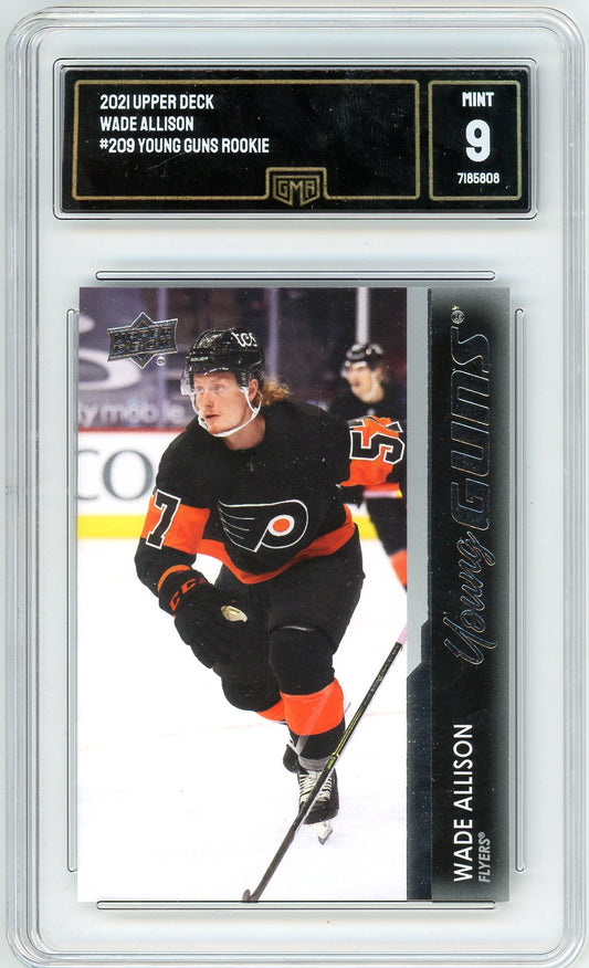 2021 Upper Deck Wade Allison Graded Rookie Card #209 GMA 9