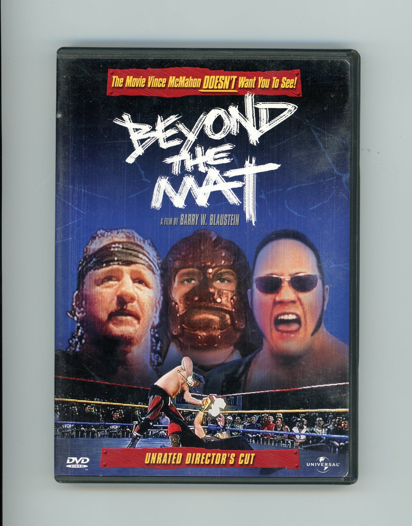 2000 Universal Beyond the Mat Unrated Director's Cut Wrestling DVD