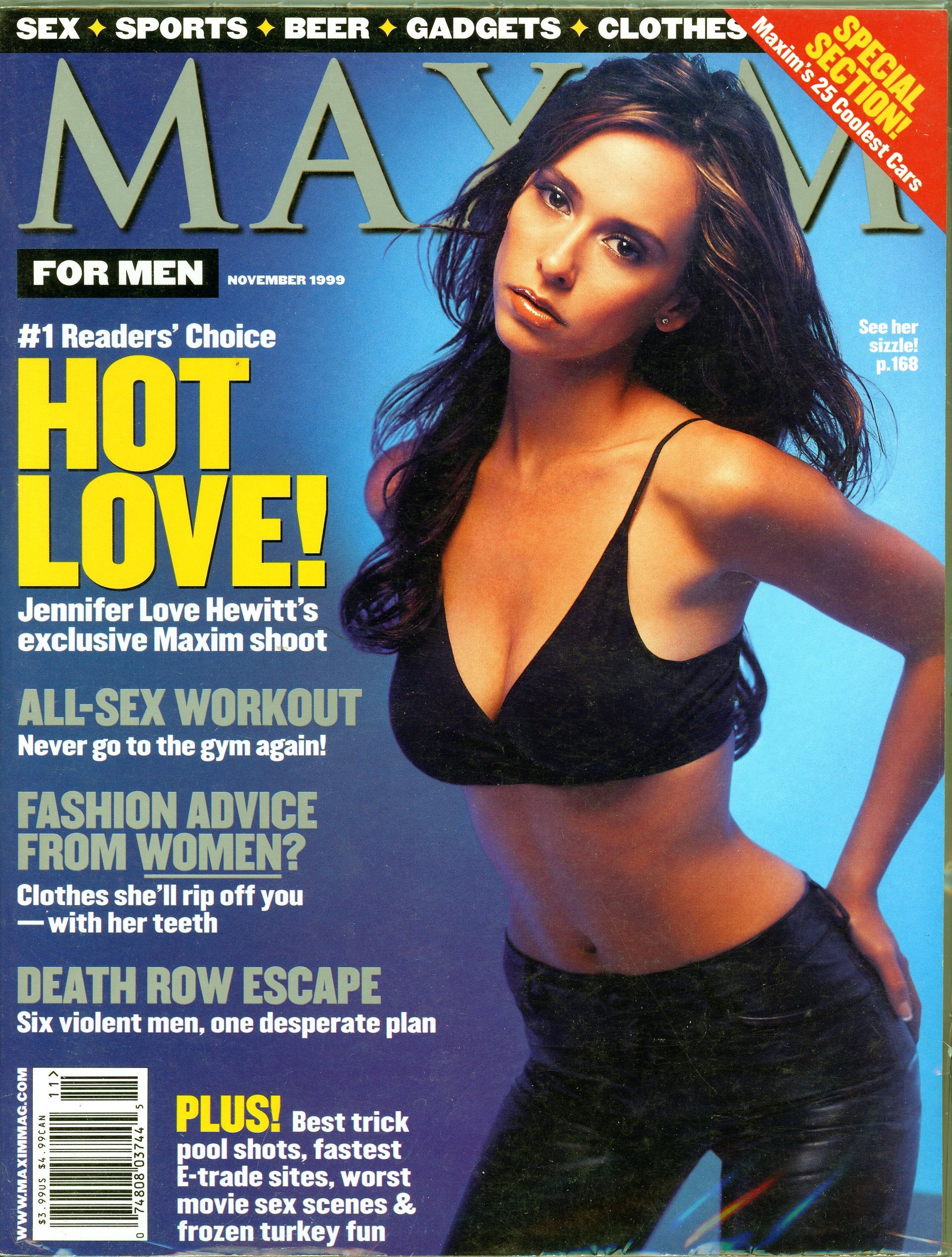 Vintage Maxim Magazine (November, 1999) Jennifer Love Hewitt – FLIP  Collectibles Shop