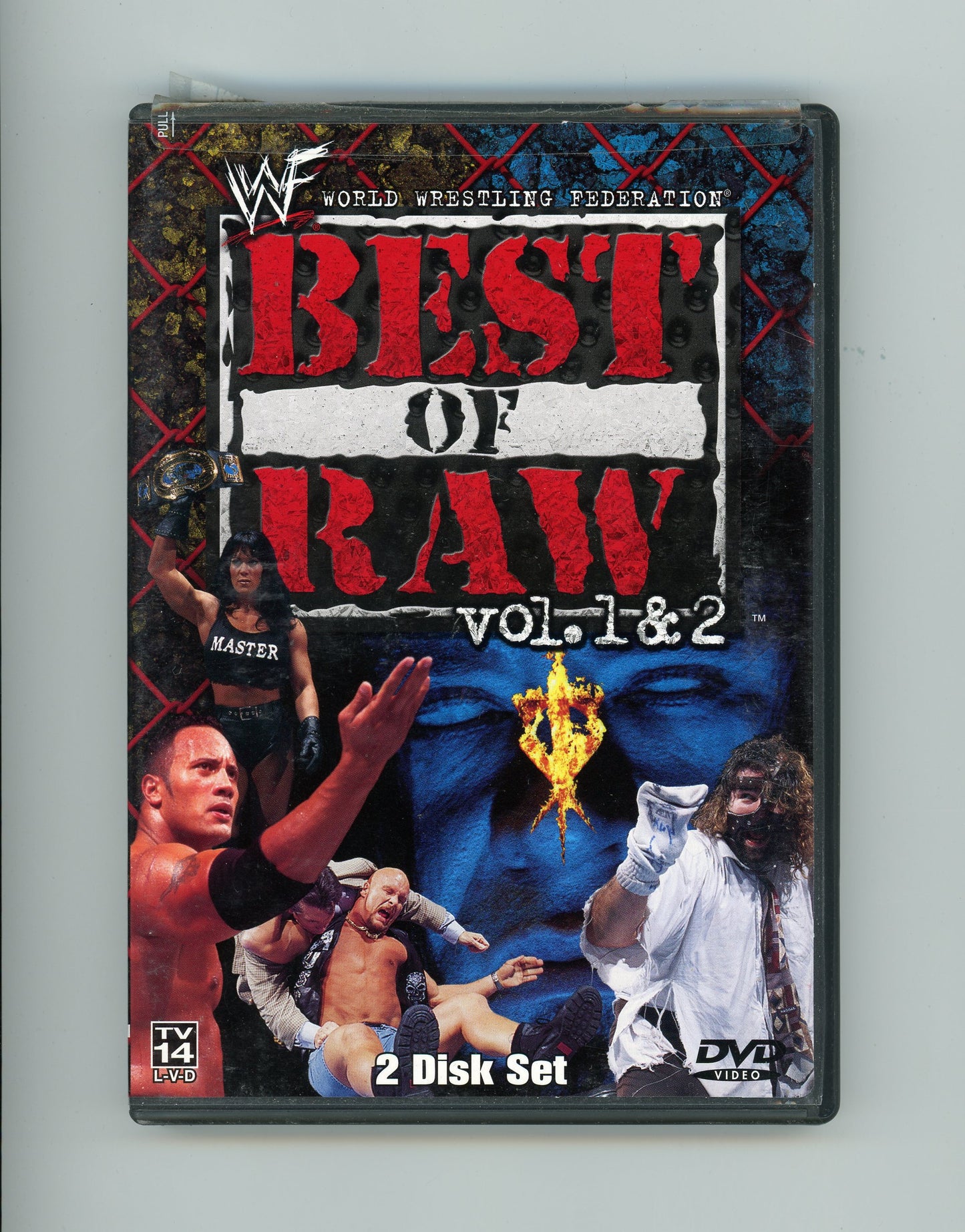 2001 WWF Best of RAW Vol. 1 and 2 2-Disc DVD Set