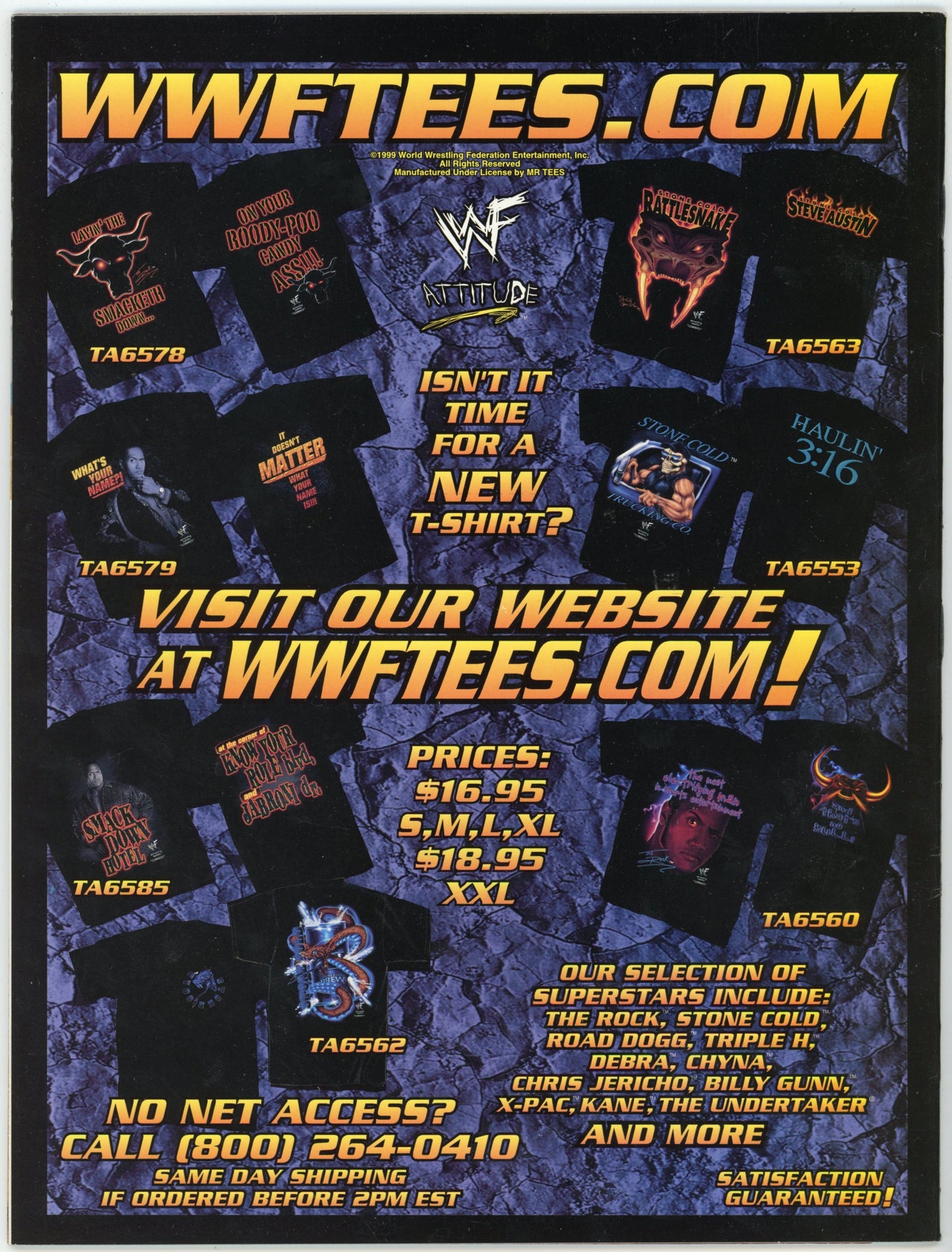 WWF WWE Raw Vintage Wrestling Magazine (February 2000) Mick Foley Cover