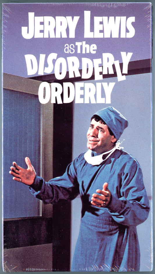 1992 The Disorderly Orderly (1964) Jerry Lewis Vintage VHS Tape Sealed