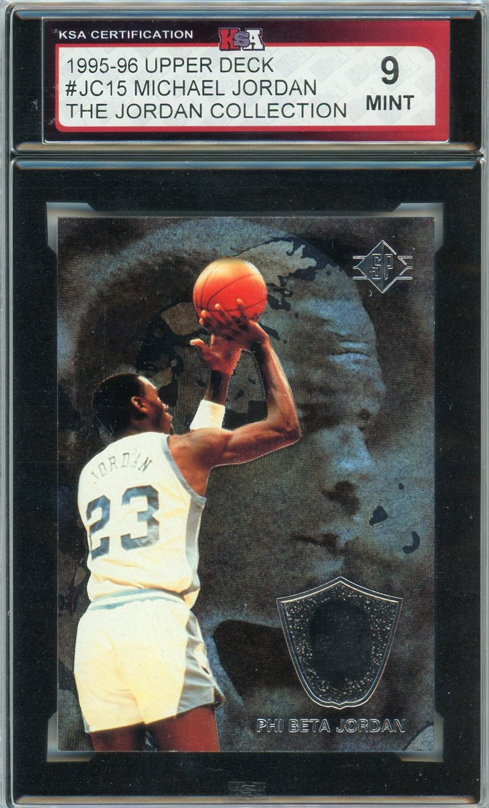 1995/96 Upper Deck Michael Jordan The Jordan Collection Graded Card #JC15 KSA 9