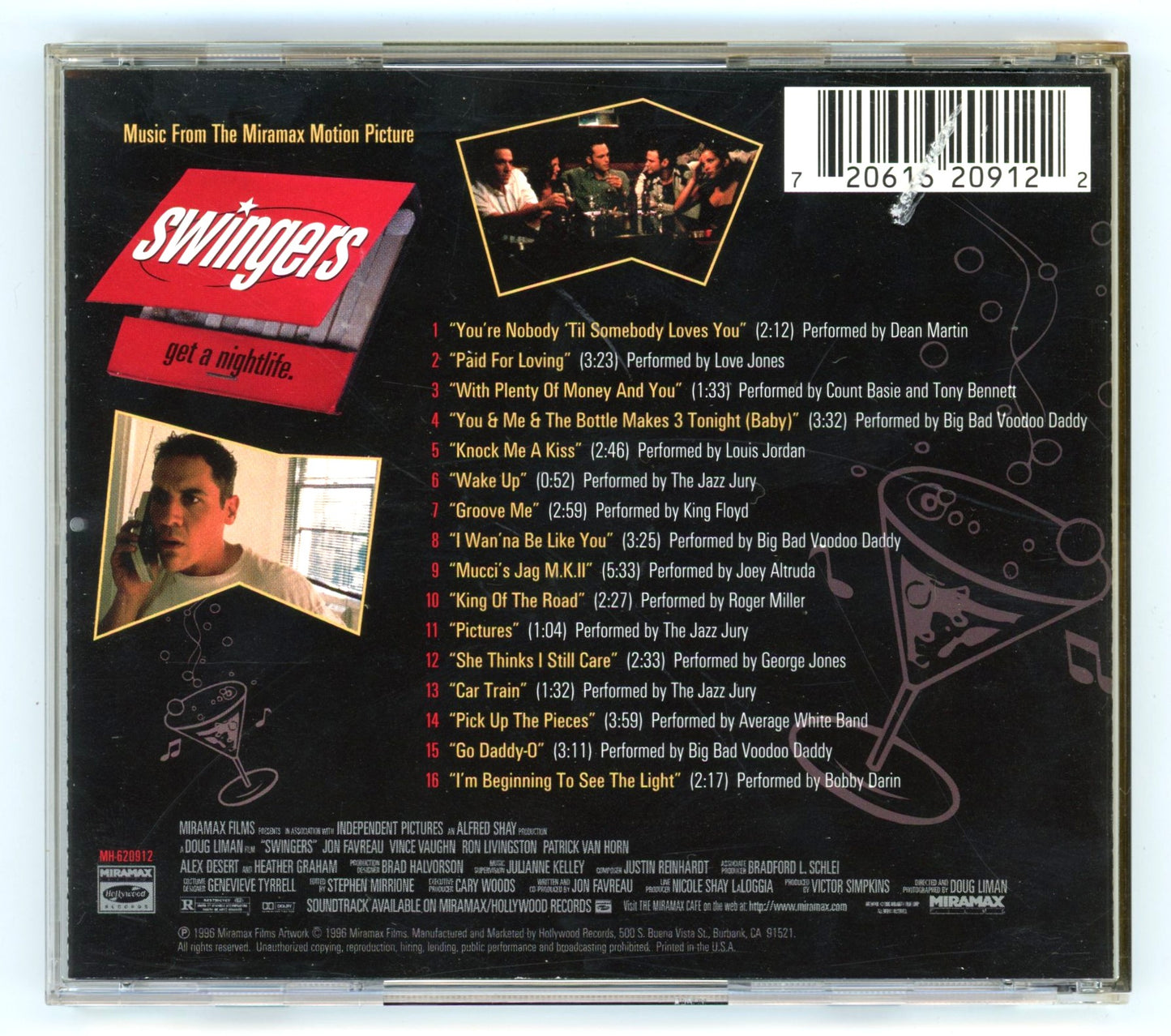 Swingers (1996) Motion Picture Soundtrack Vintage CD