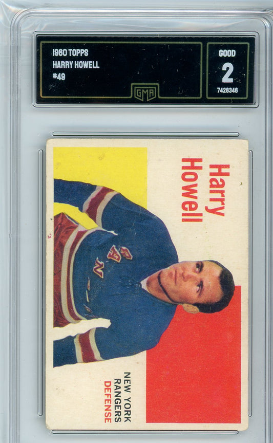 1960 Topps Harry Howell #49 Vintage Hockey Card GMA 2