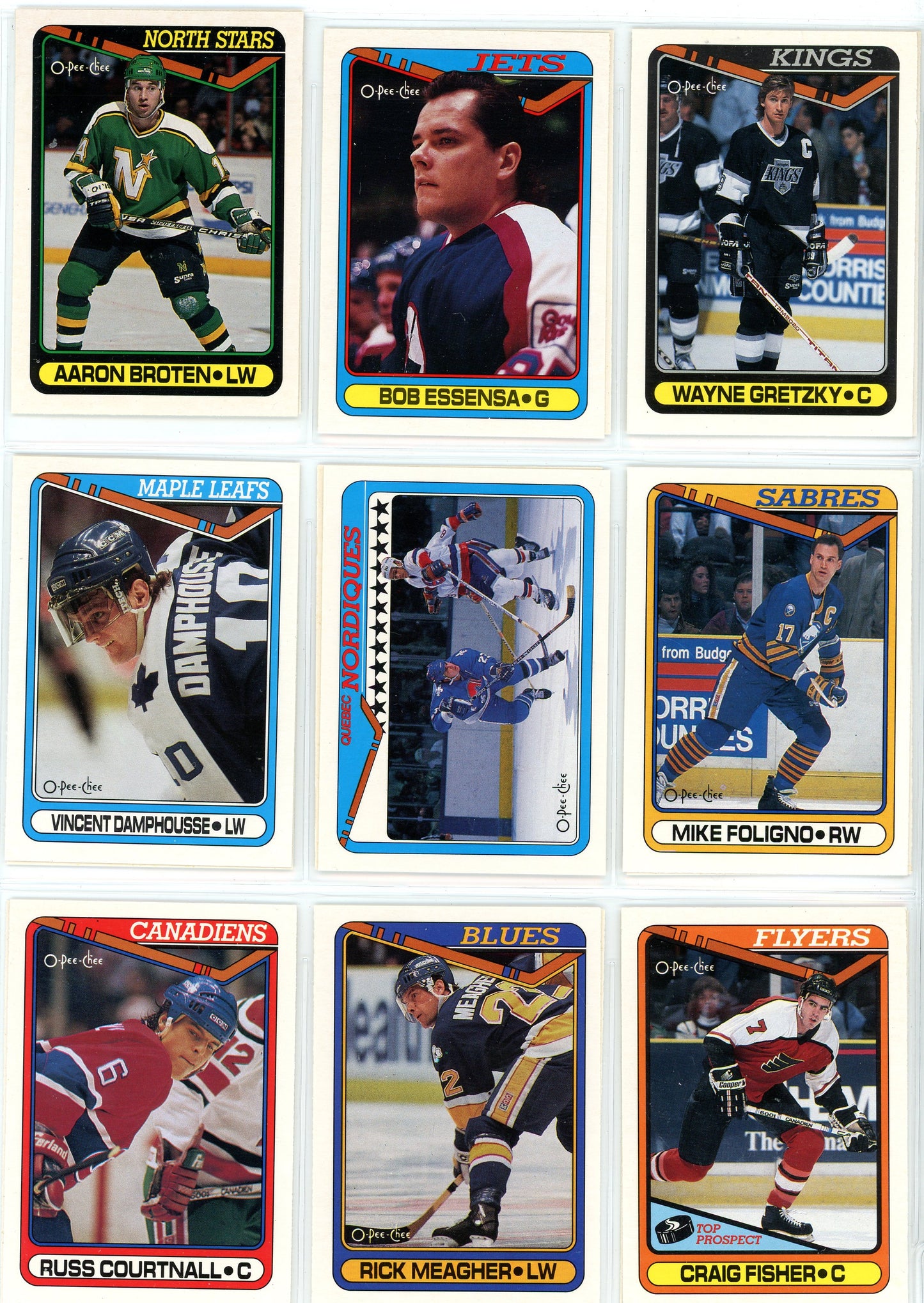 1990/91 OPC O-Pee-Chee NHL Hockey Card Complete Set + Russian Super Series Inserts (550 Cards)