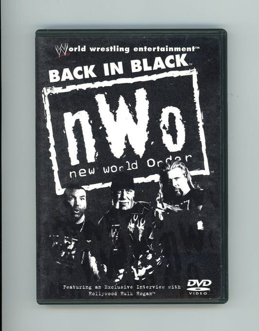 2002 WWE Back in Black New World Order Wrestling DVD