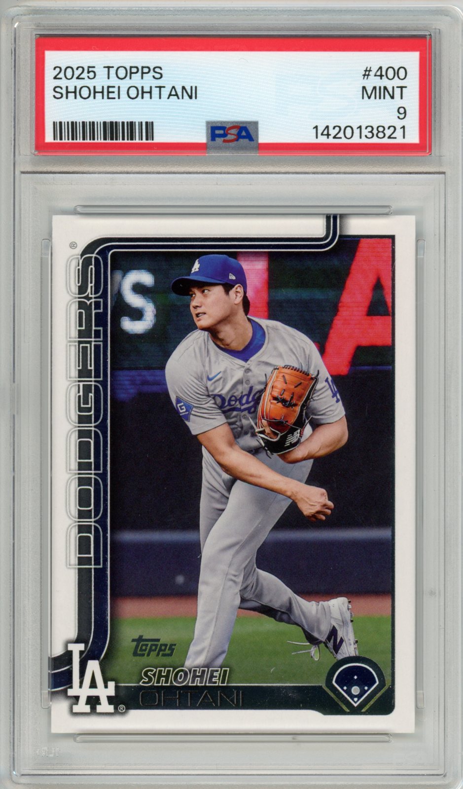2025 Topps Shohei Ohtani Graded Baseball Card #400 PSA 9