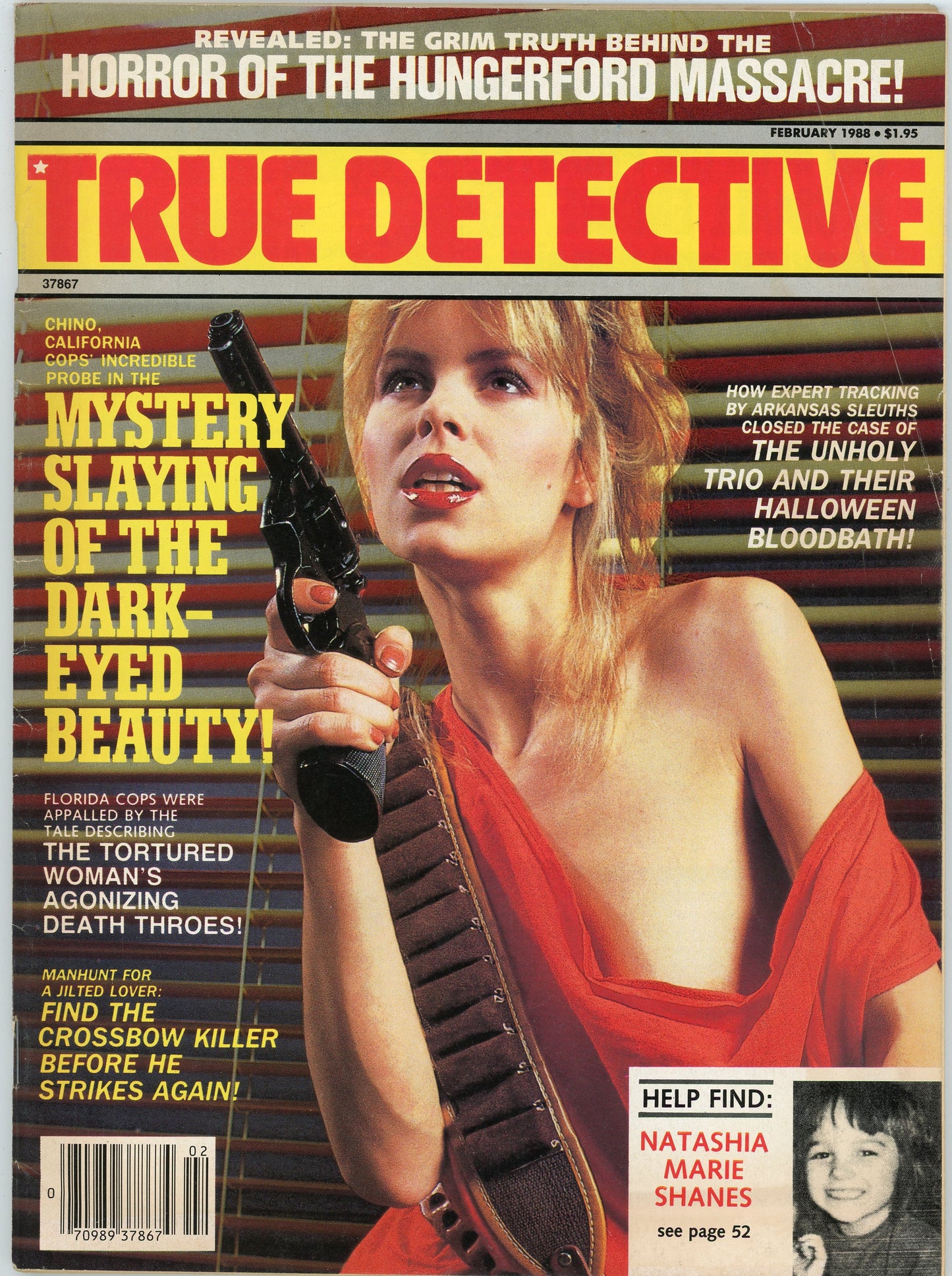 Vintage True Detective Magazine (February, 1988) True Crime Magazine Halloween Bloodbath