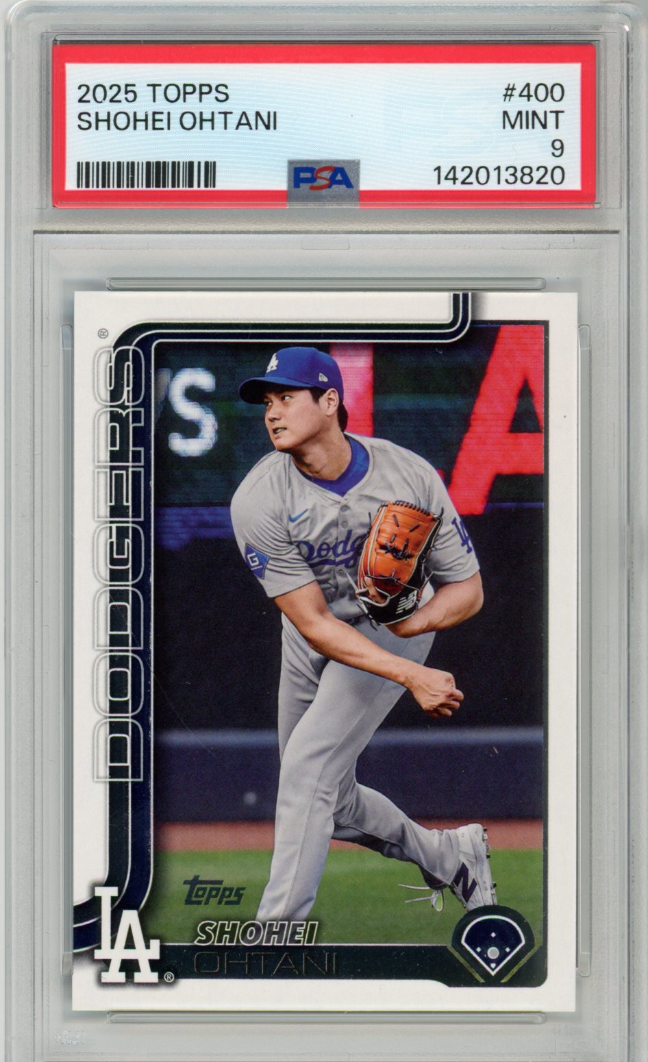 2025 Topps Shohei Ohtani #400 Graded Baseball Card PSA 9