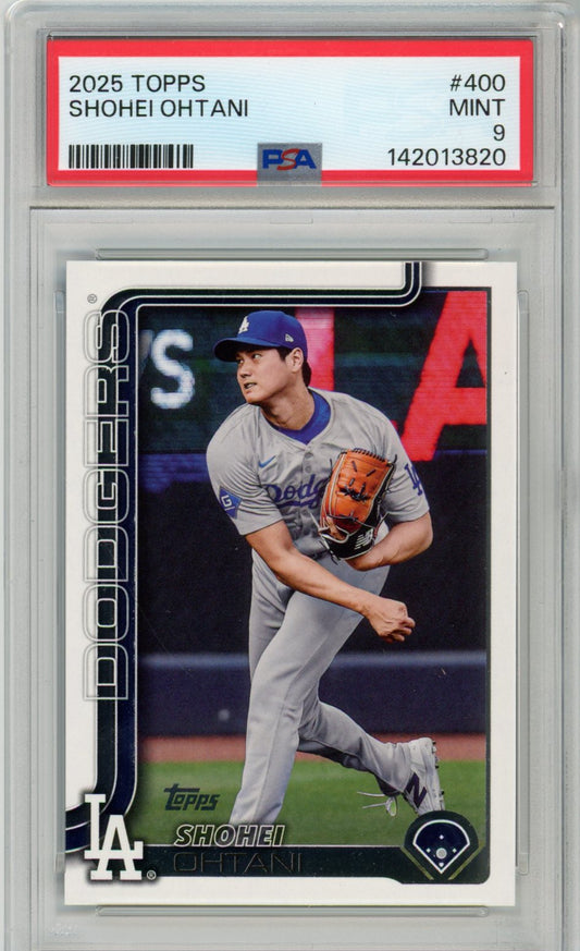 2025 Topps Shohei Ohtani #400 Graded Baseball Card PSA 9