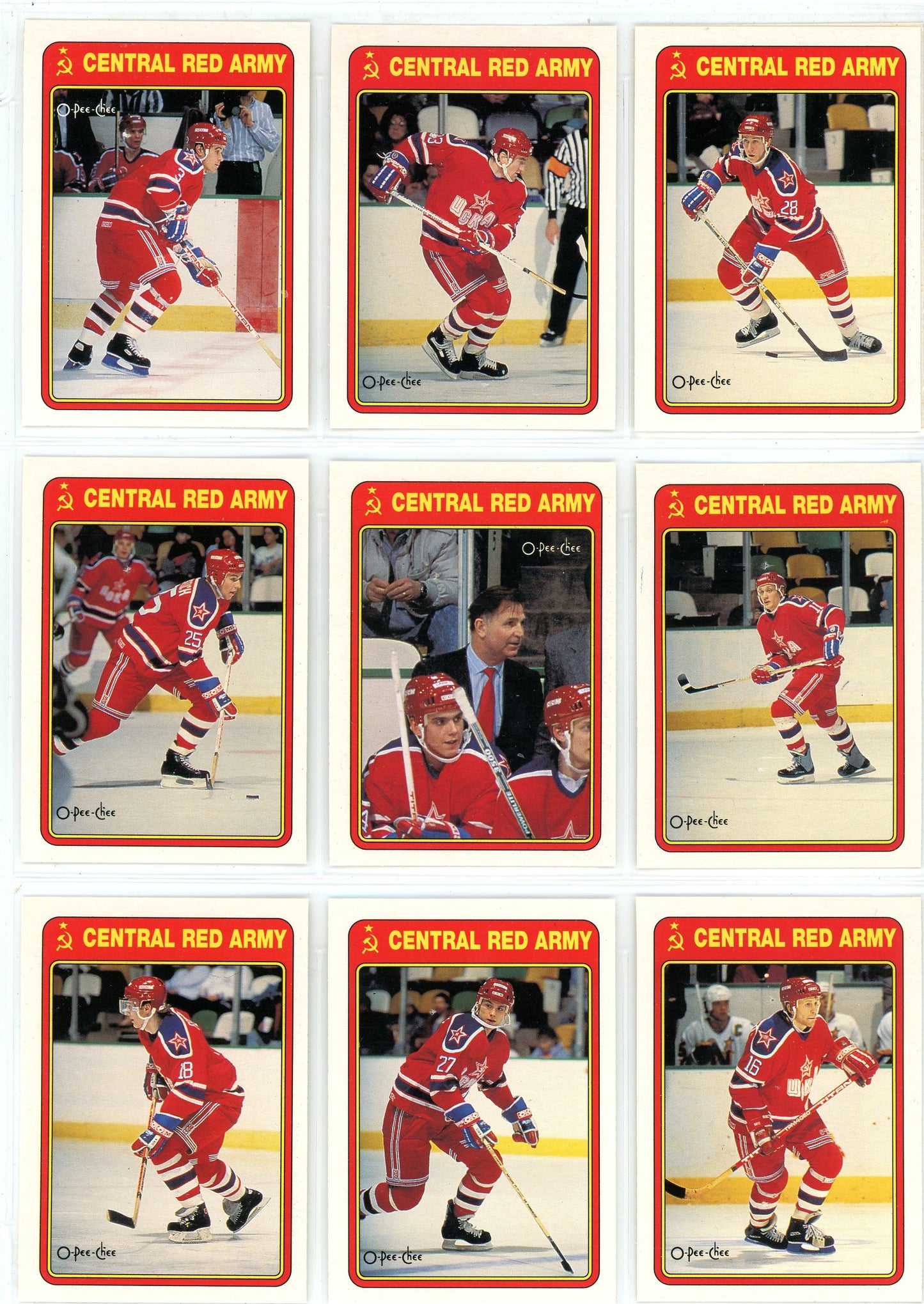 1990/91 OPC O-Pee-Chee NHL Hockey Card Complete Set + Russian Super Series Inserts (550 Cards)