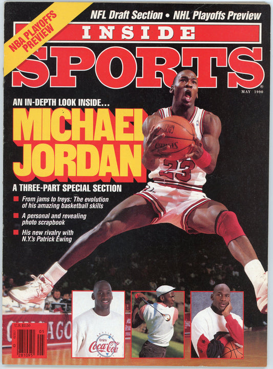 Vintage Inside Sports Magazine (May, 1990) Michael Jordan