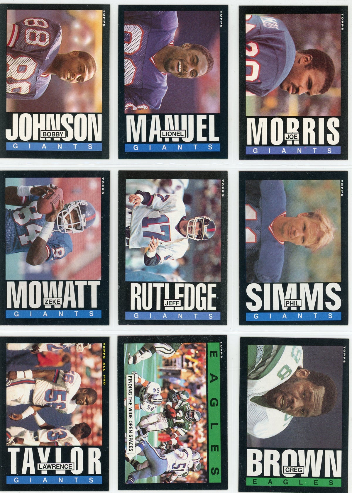 1985 Topps NFL Football Card Complete Set (396 Cards) Pack Fresh
