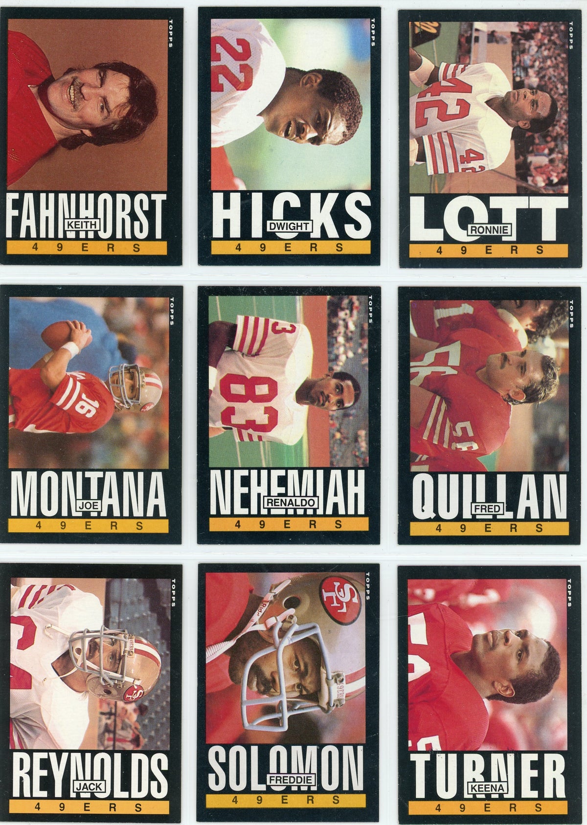 1985 Topps NFL Football Card Complete Set (396 Cards) Pack Fresh